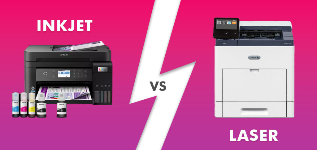 Inkjet Vs Laser Printer What Are The Differences Toner Giant