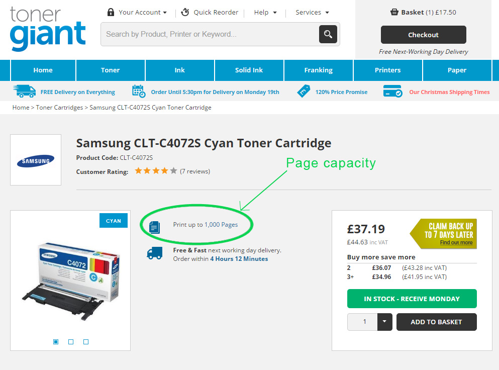 Toner Cartridge Compatibility Chart